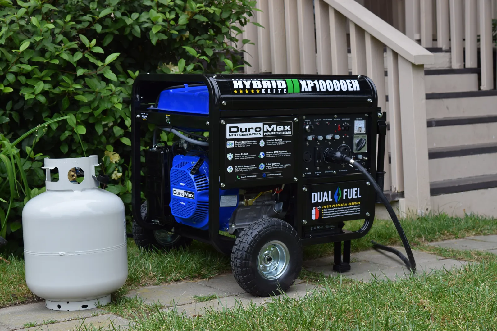 10,000 Watt Dual Fuel Portable Generator