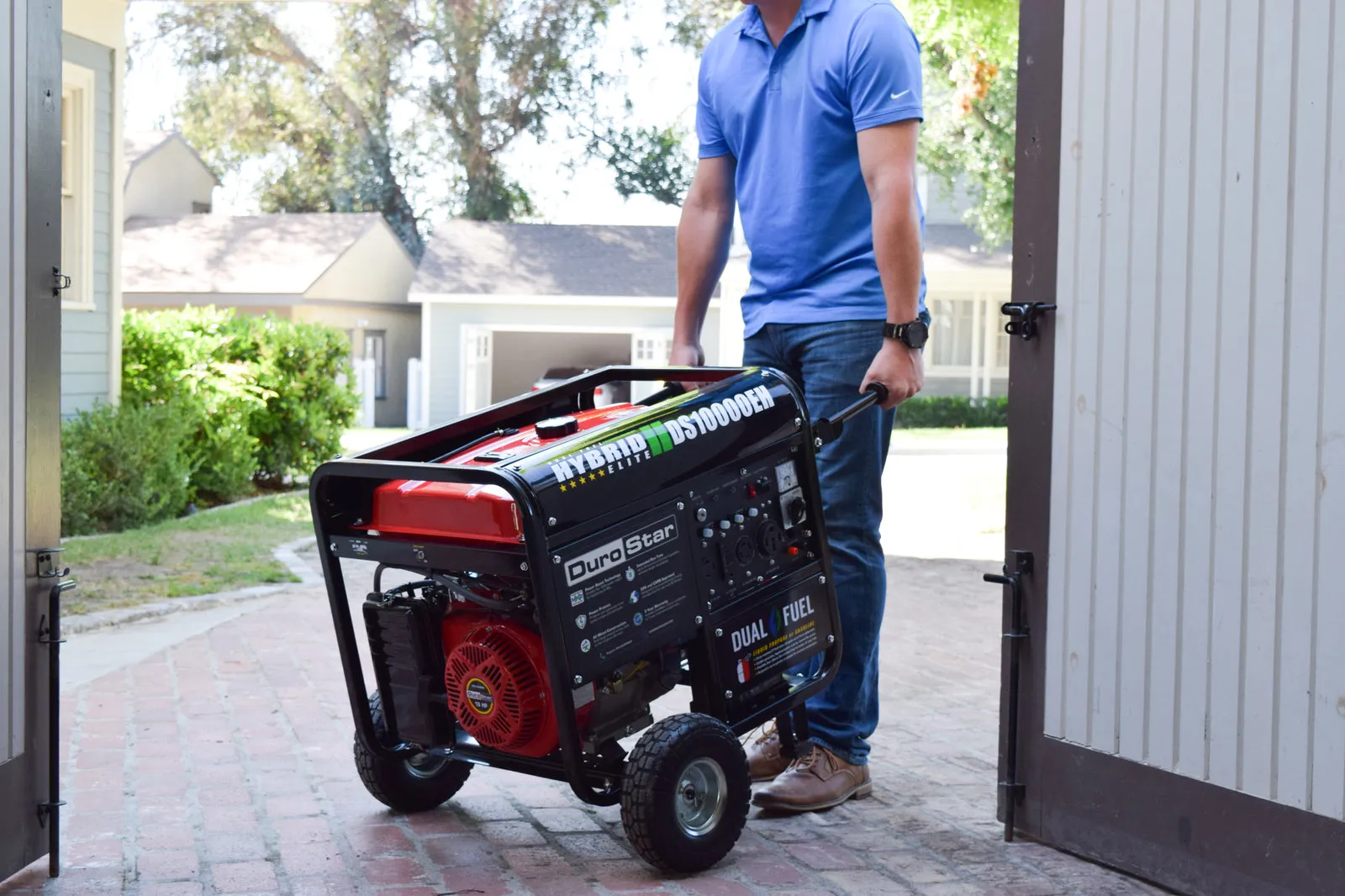 10,000 Watt Dual Fuel Portable Generator