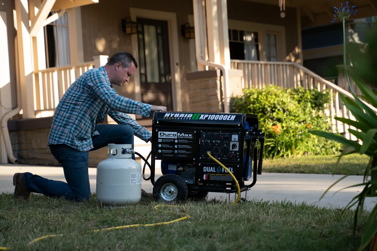 10,000 Watt Dual Fuel Portable Generator