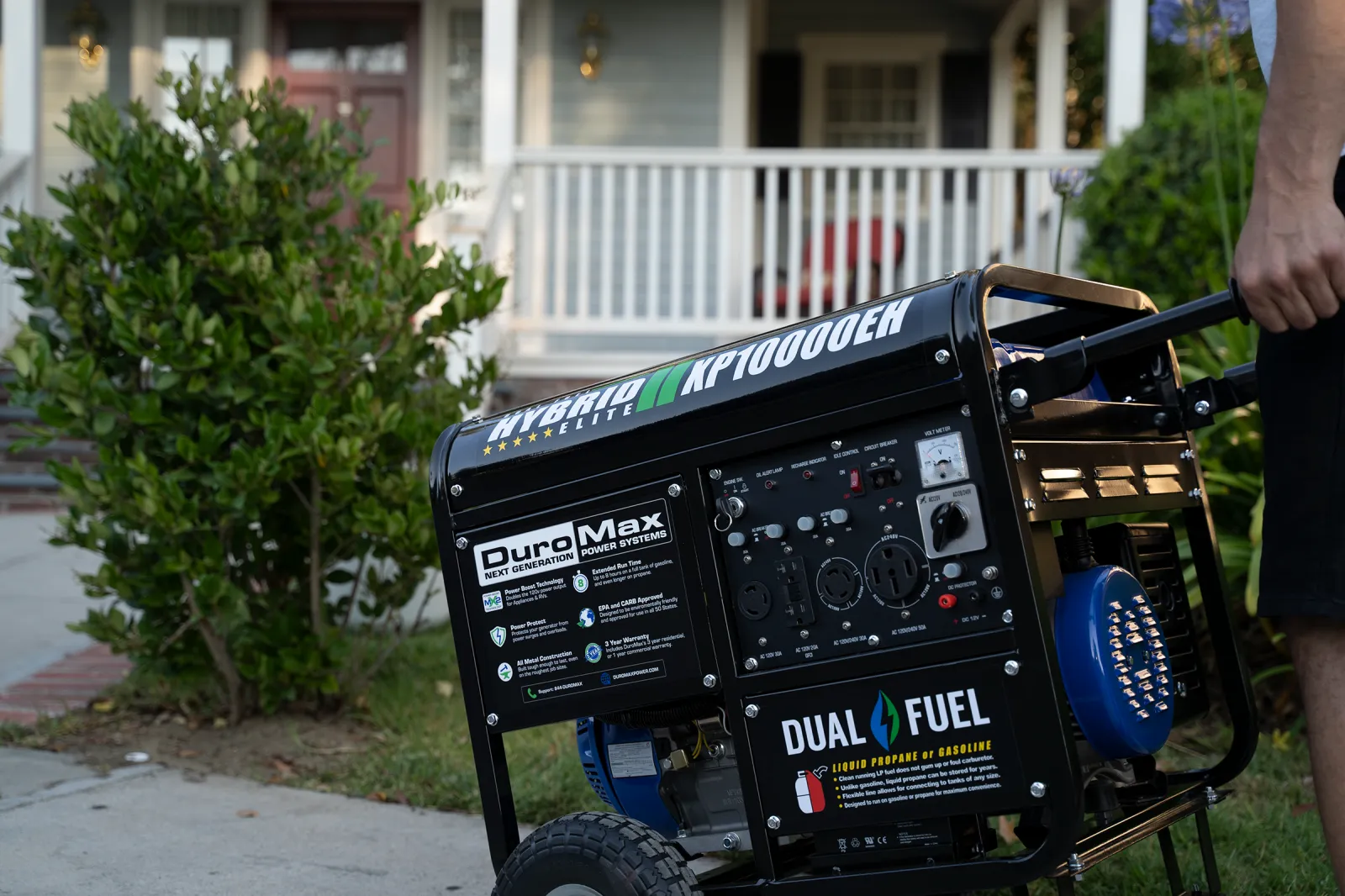 10,000 Watt Dual Fuel Portable Generator