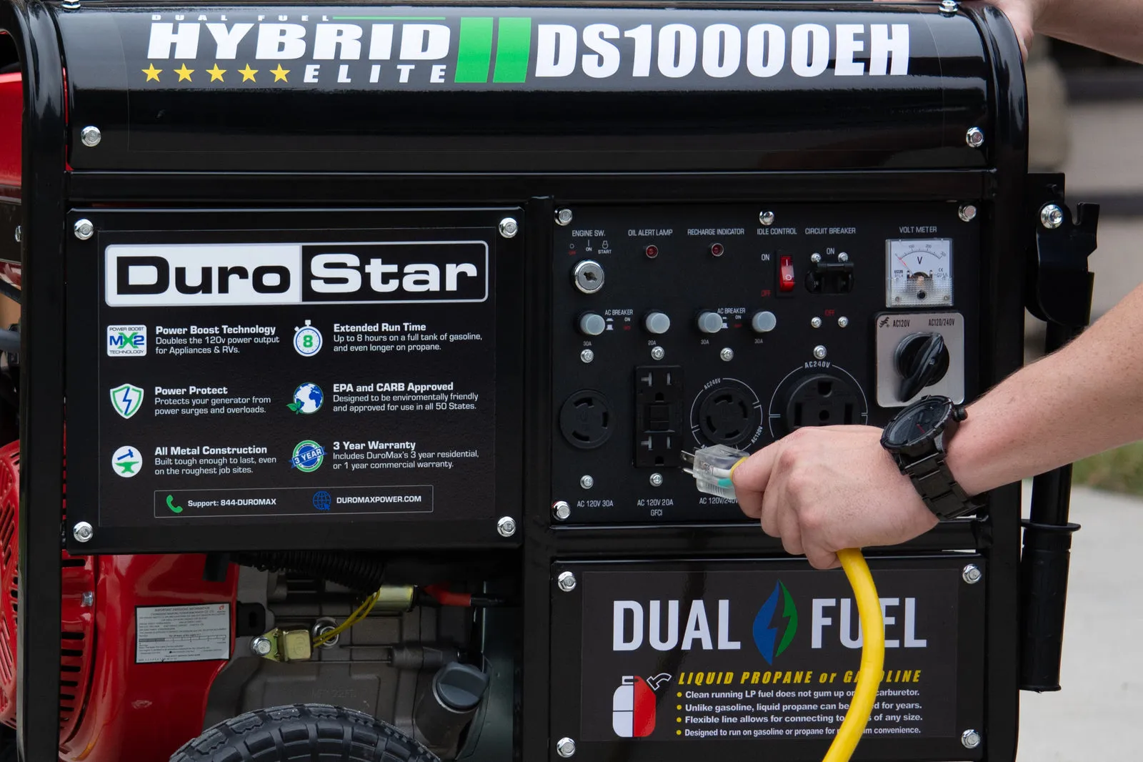 10,000 Watt Dual Fuel Portable Generator