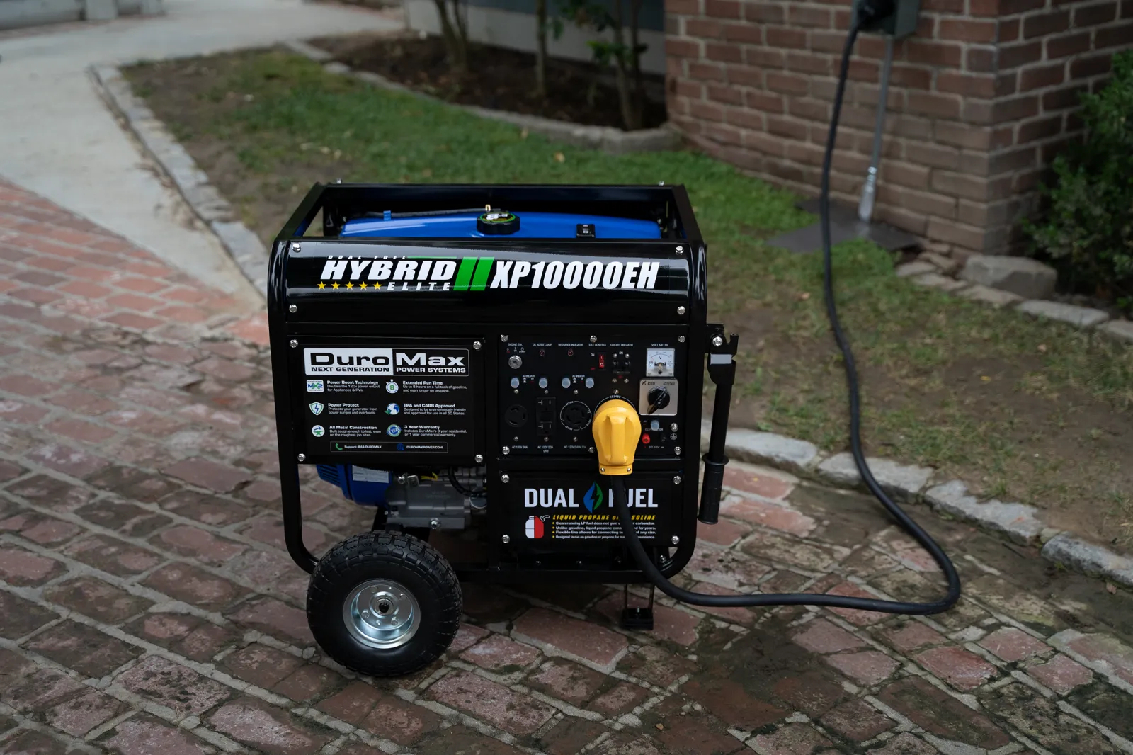 10,000 Watt Dual Fuel Portable Generator