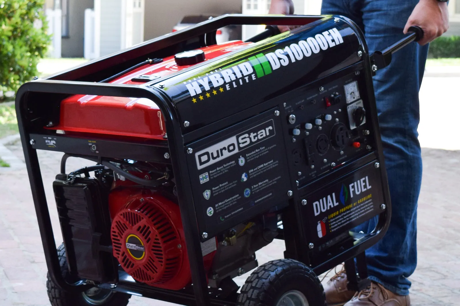 10,000 Watt Dual Fuel Portable Generator