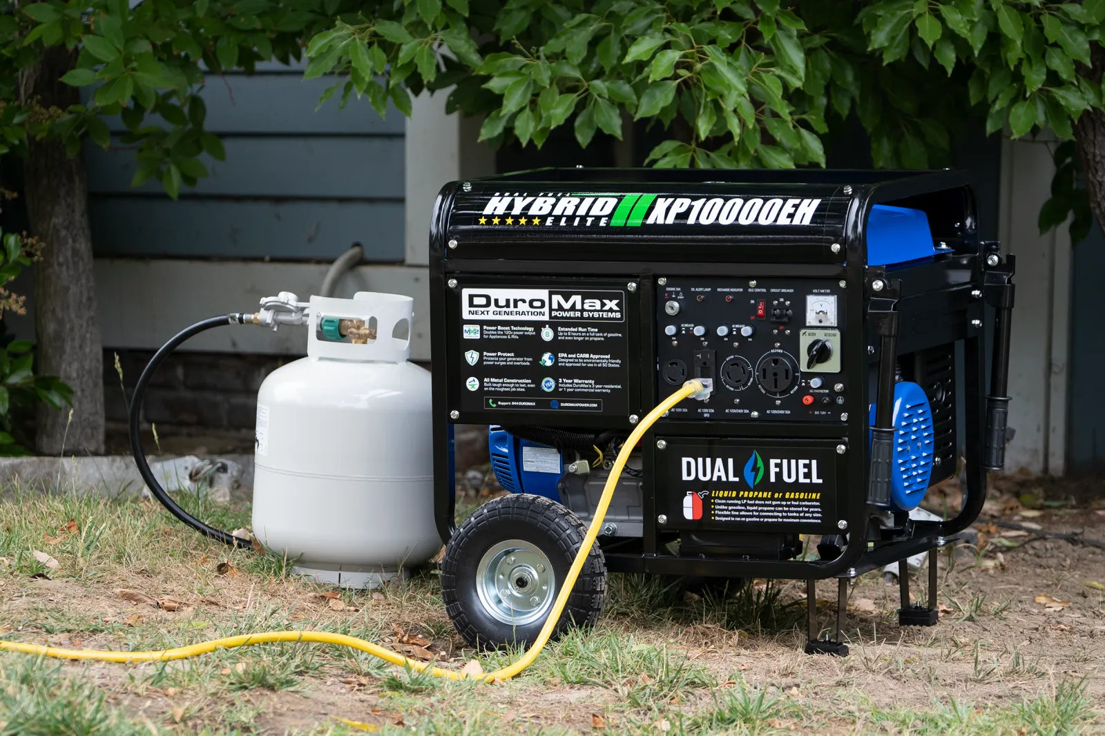 10,000 Watt Dual Fuel Portable Generator