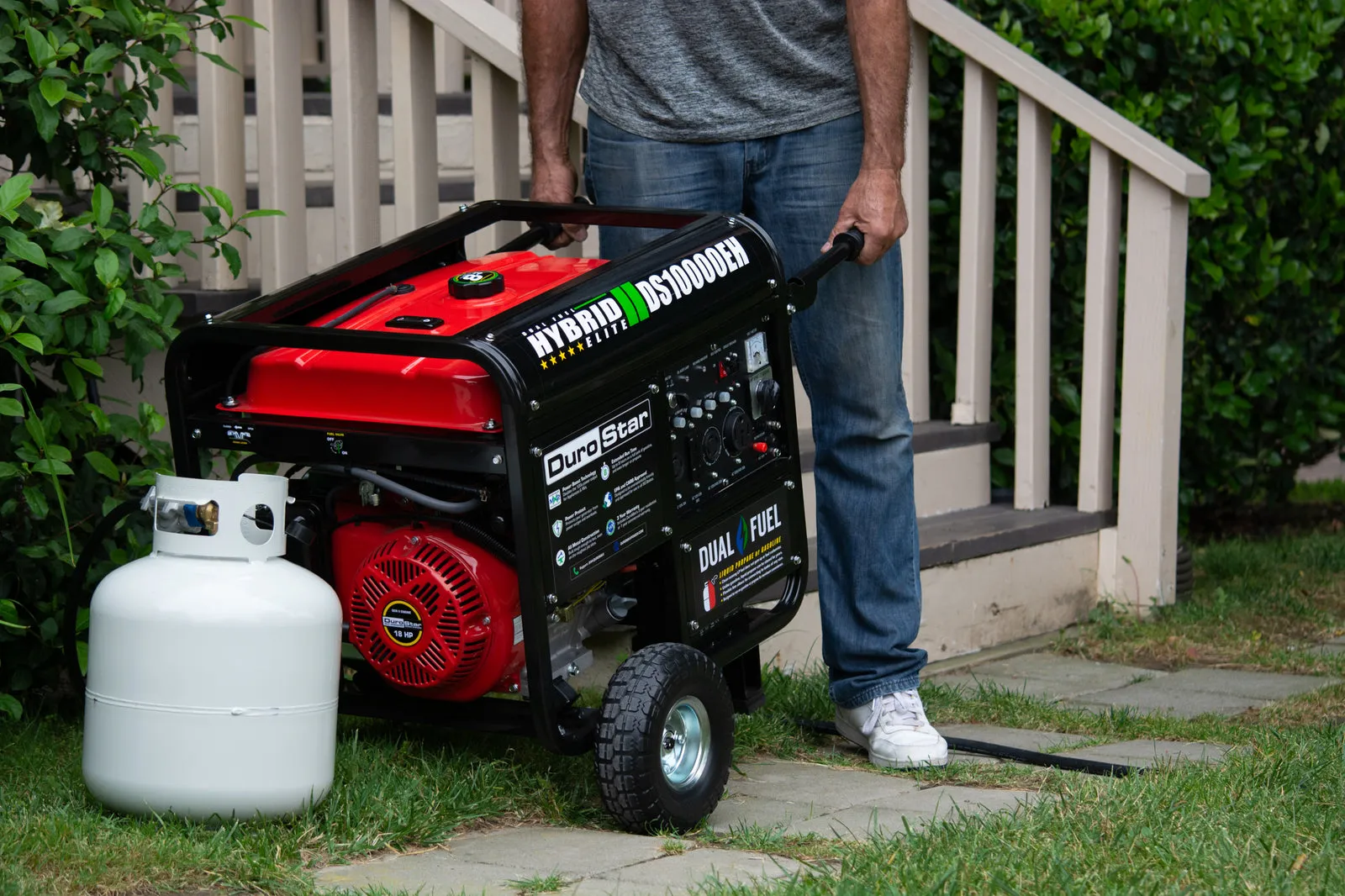 10,000 Watt Dual Fuel Portable Generator