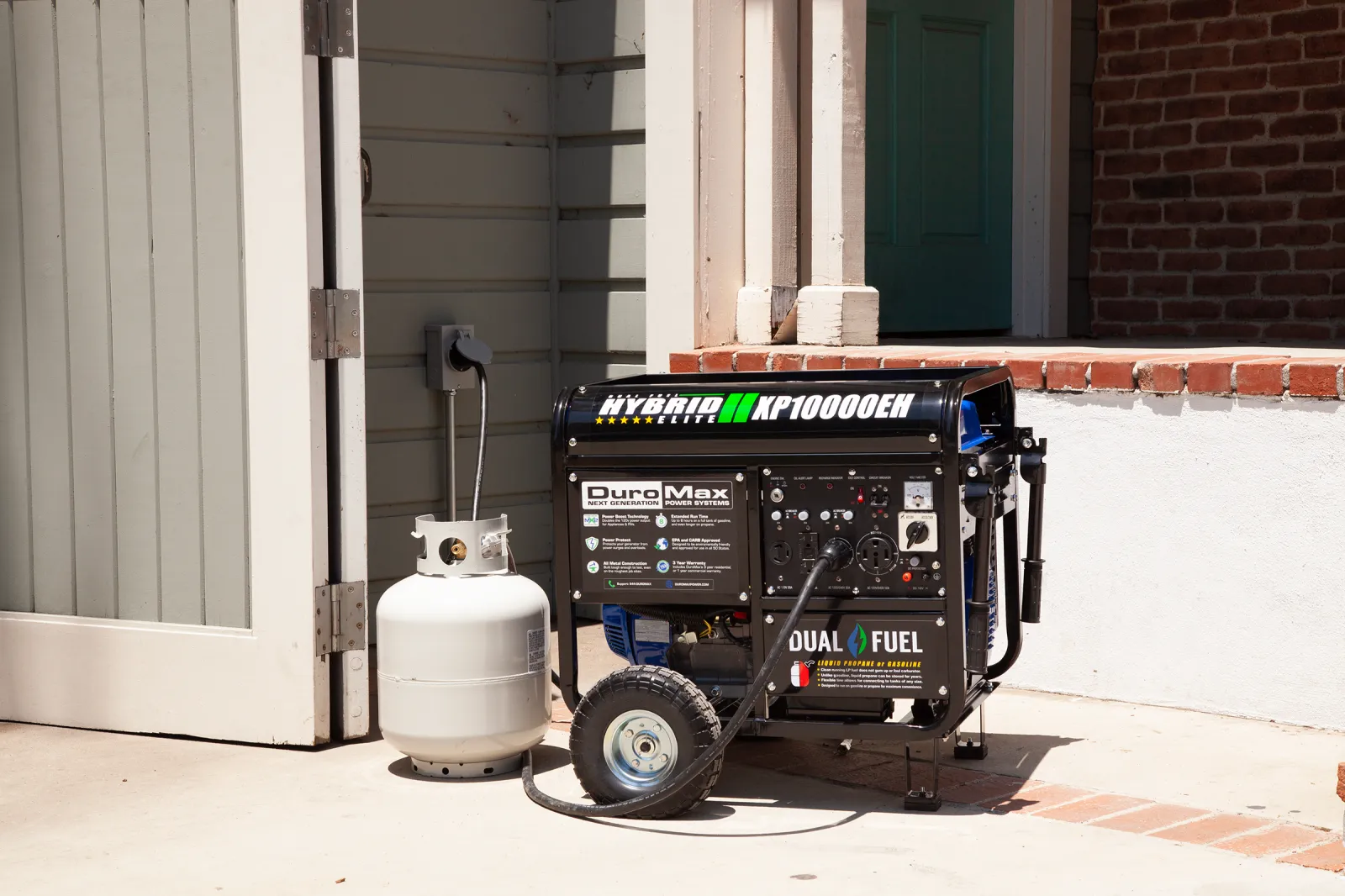 10,000 Watt Dual Fuel Portable Generator