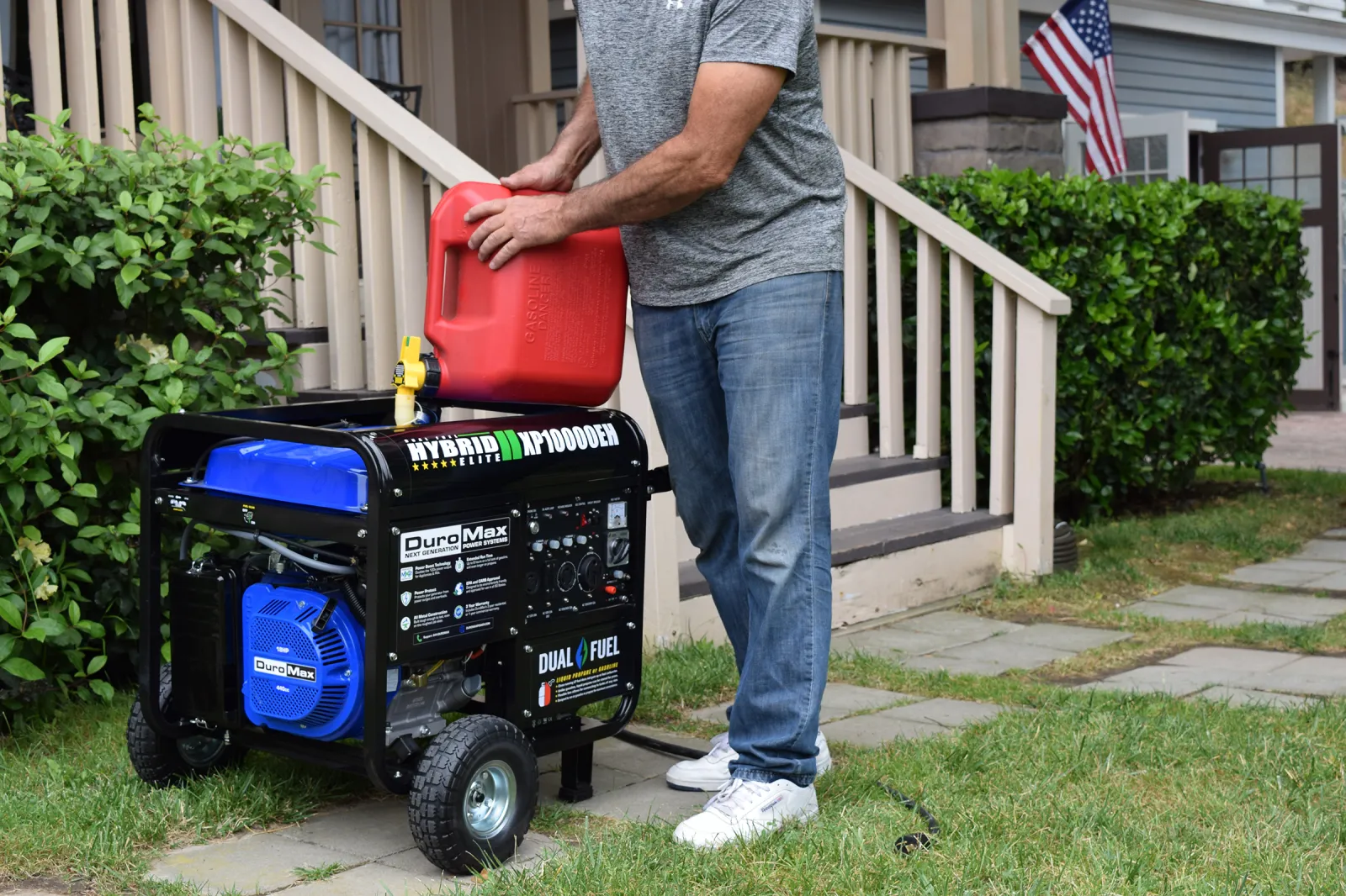 10,000 Watt Dual Fuel Portable Generator