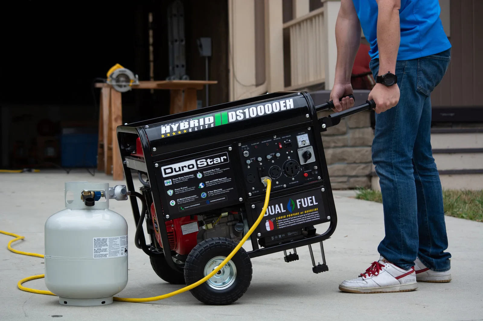 10,000 Watt Dual Fuel Portable Generator