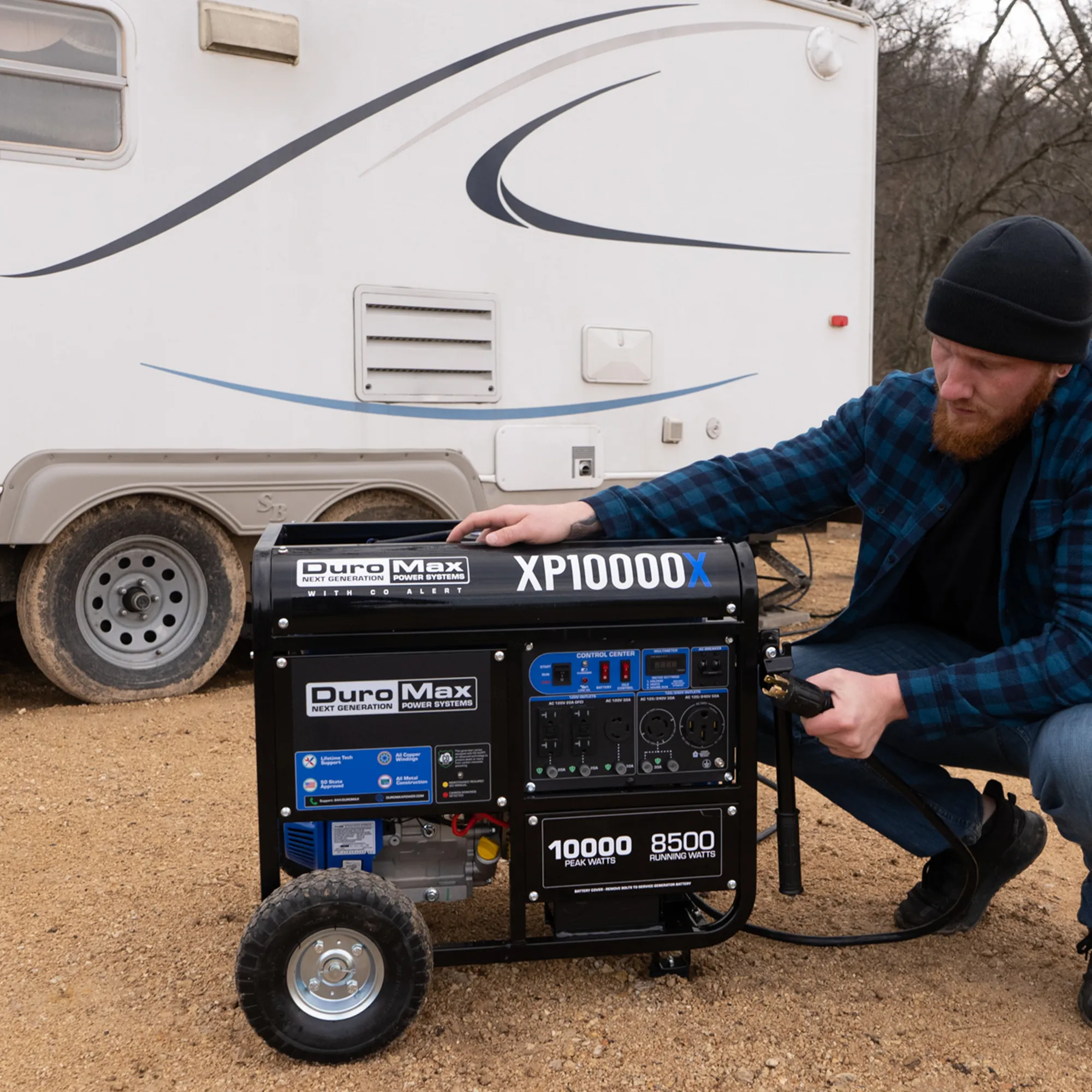 10,000 Watt Gasoline Portable Generator w/ CO Alert