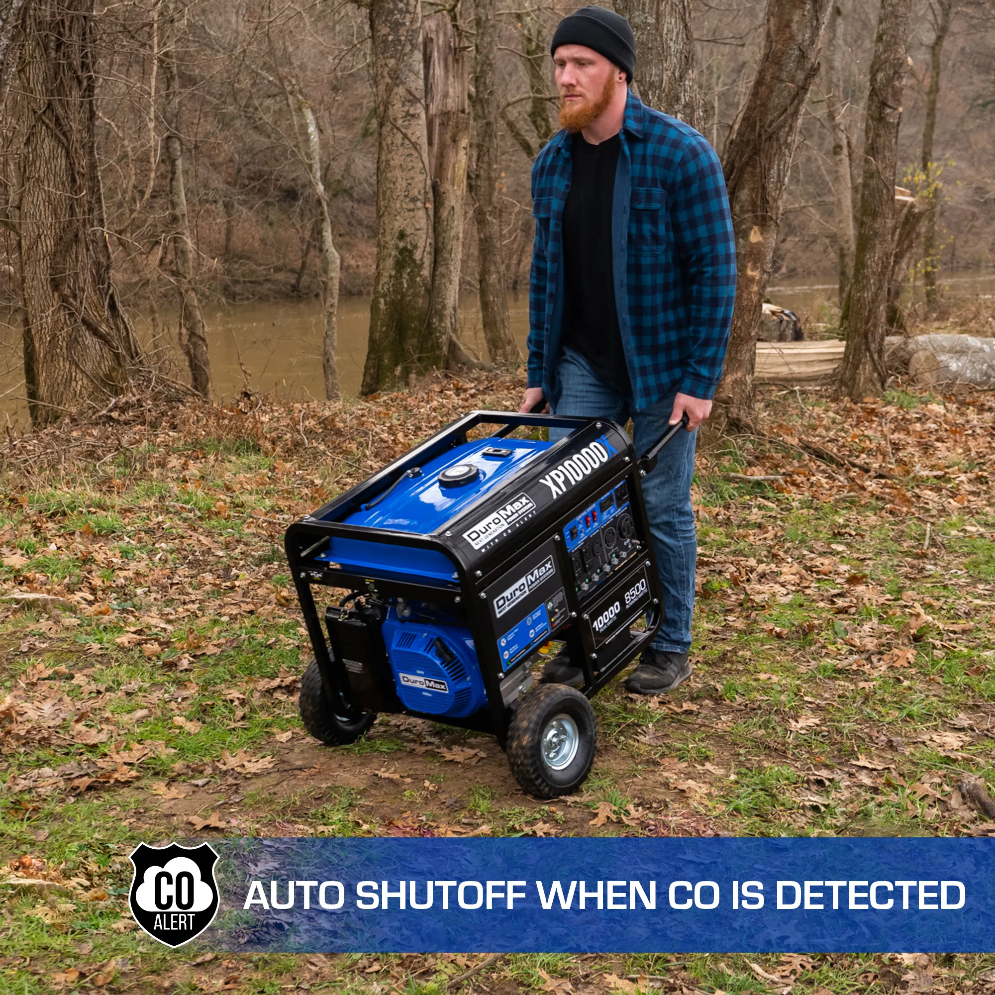 10,000 Watt Gasoline Portable Generator w/ CO Alert