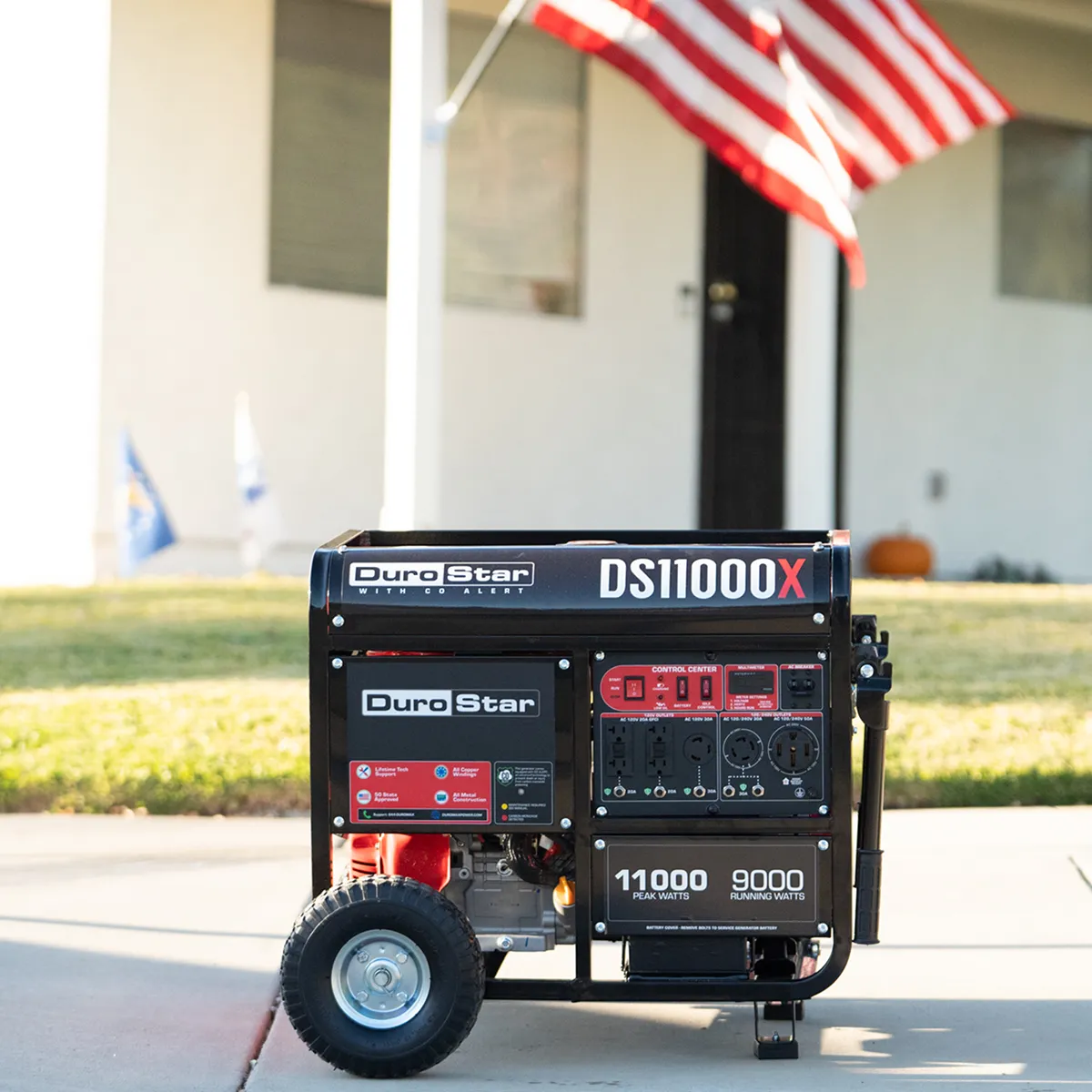 11,000 Watt Gasoline Portable Generator w/ CO Alert