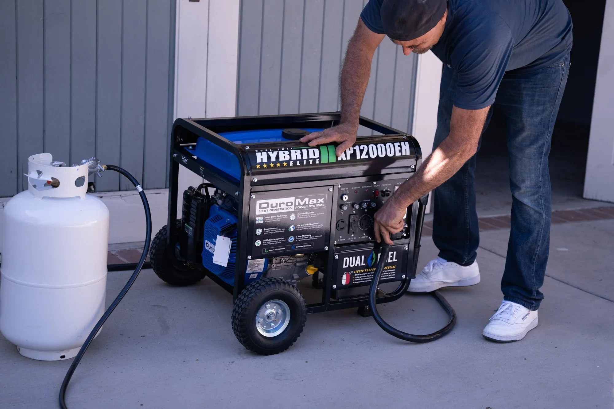 12,000 Watt Dual Fuel Portable Generator