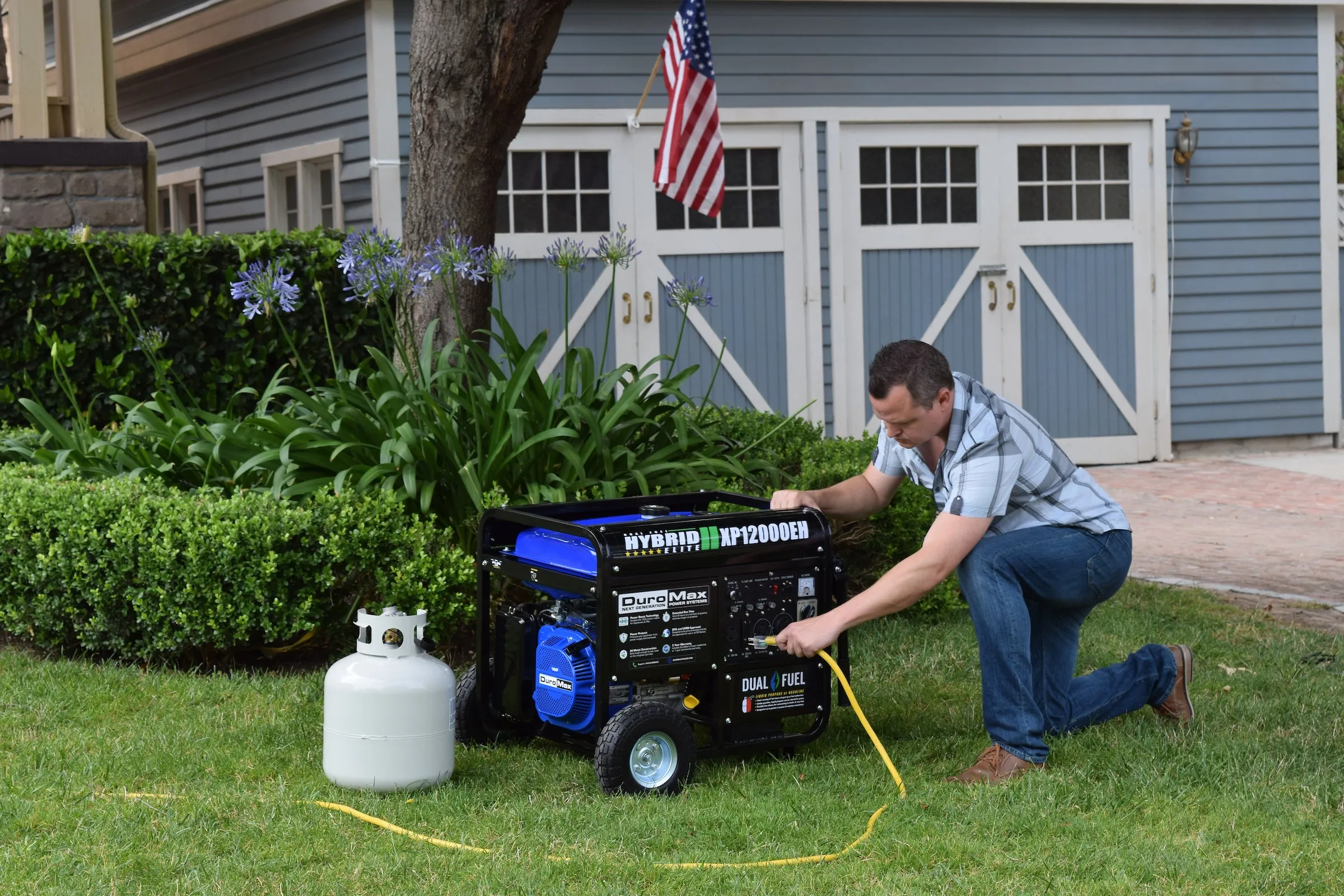 12,000 Watt Dual Fuel Portable Generator