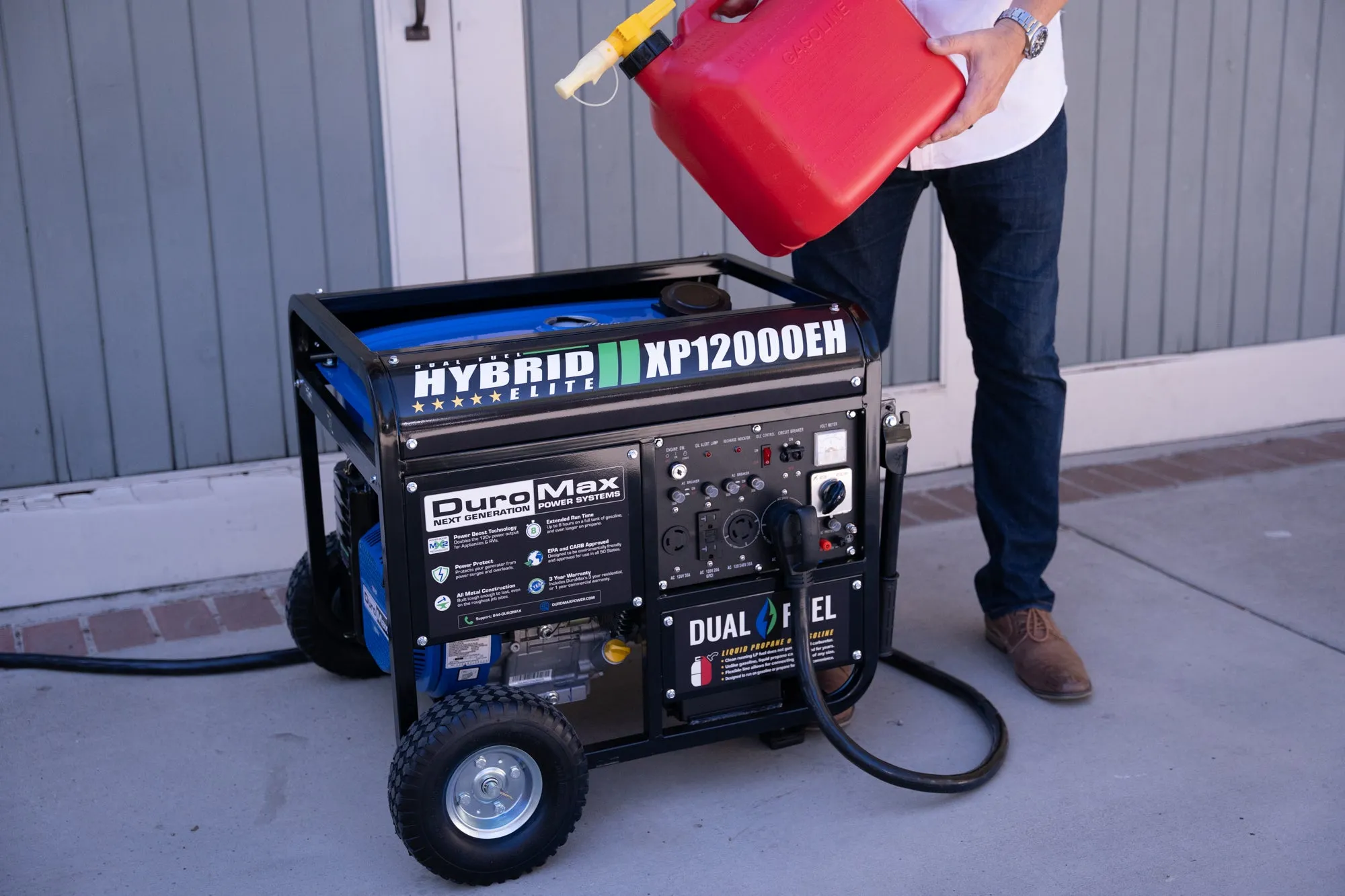 12,000 Watt Dual Fuel Portable Generator