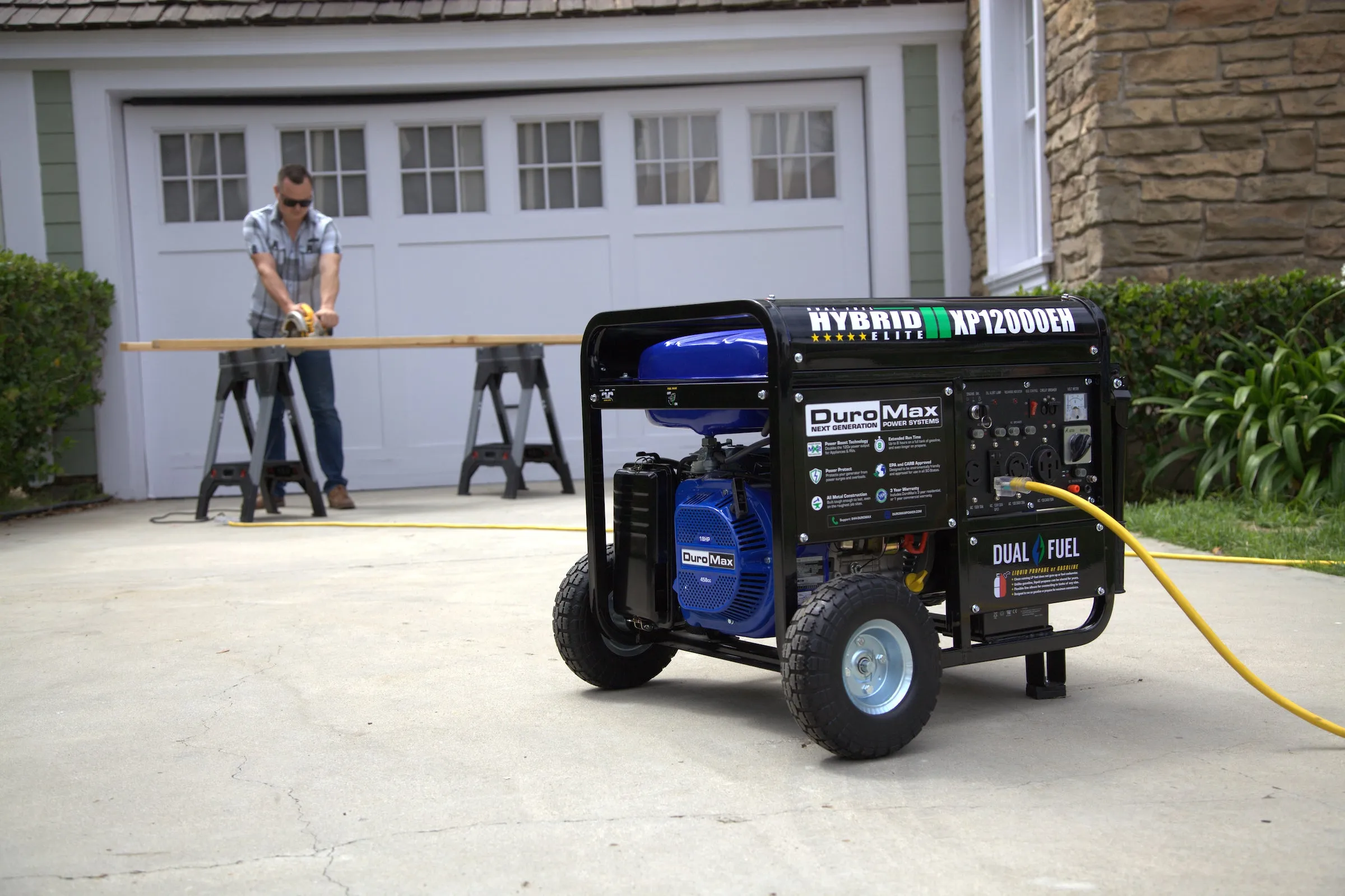 12,000 Watt Dual Fuel Portable Generator