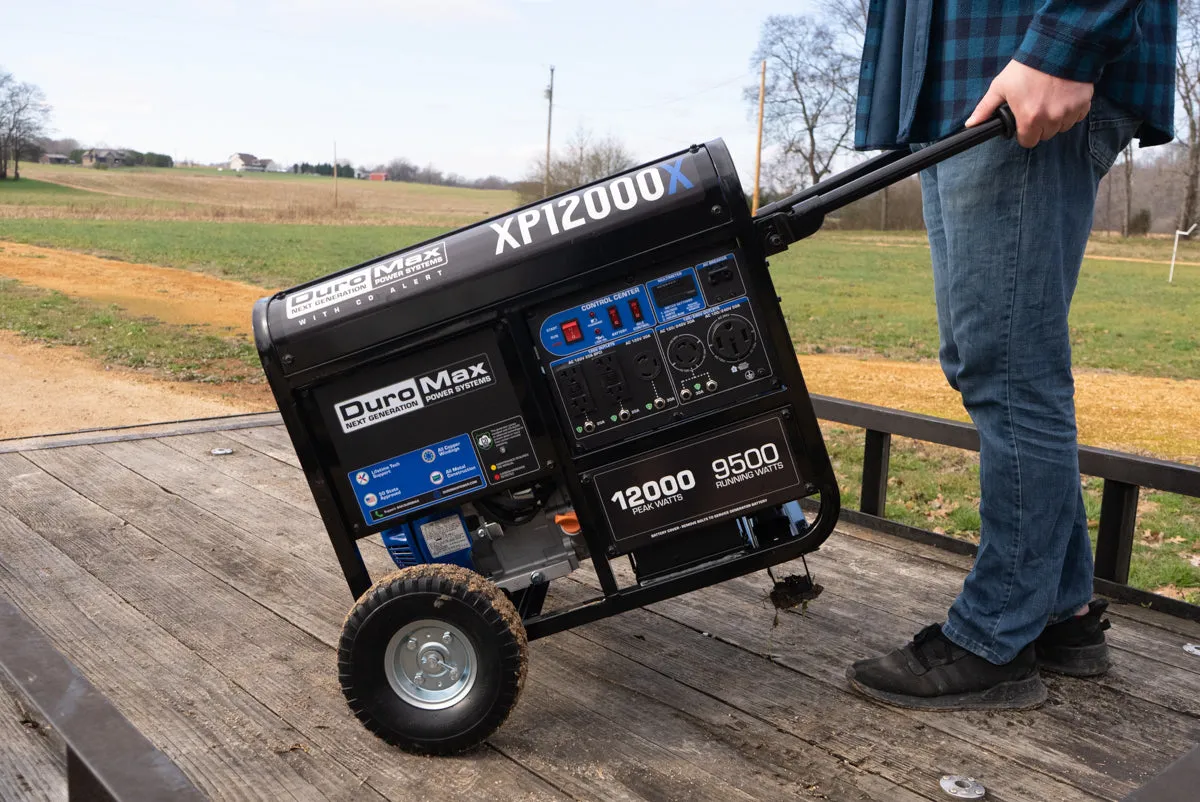 12,000 Watt Gasoline Portable Generator w/ CO Alert