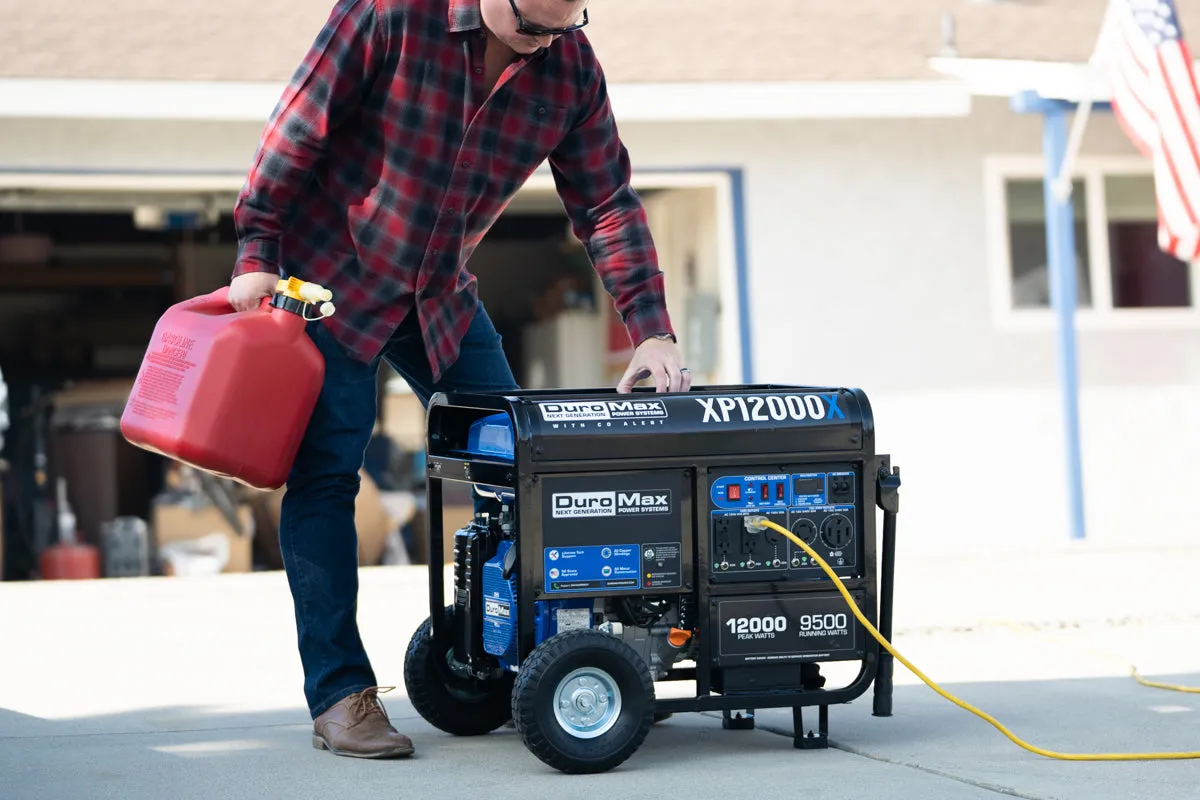 12,000 Watt Gasoline Portable Generator w/ CO Alert