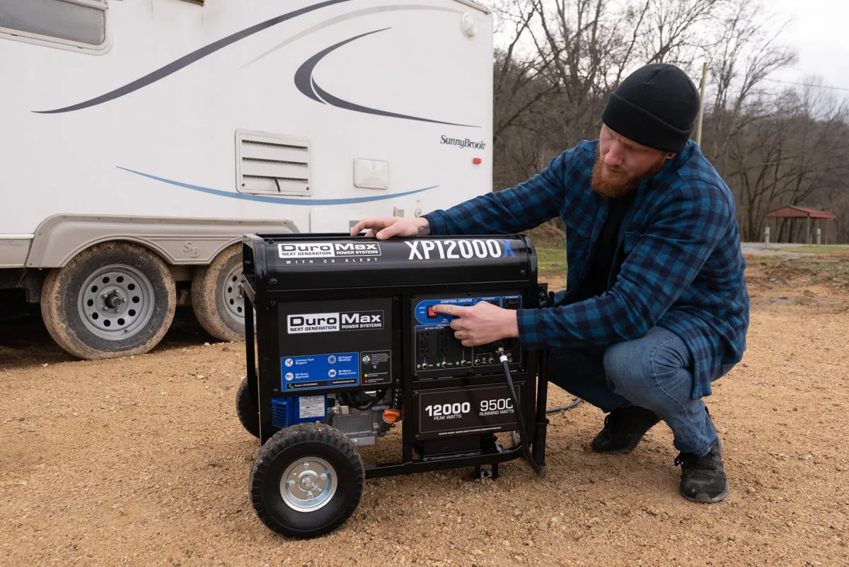 12,000 Watt Gasoline Portable Generator w/ CO Alert