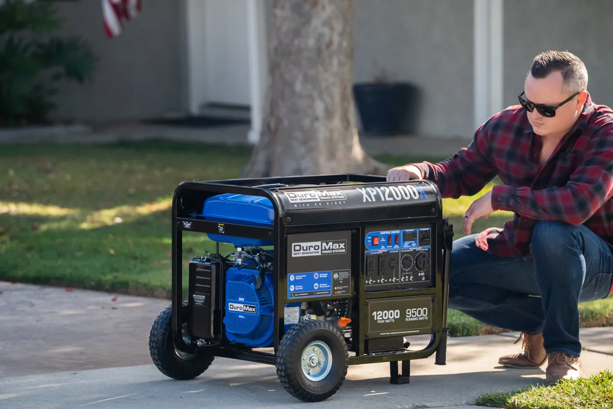 12,000 Watt Gasoline Portable Generator w/ CO Alert