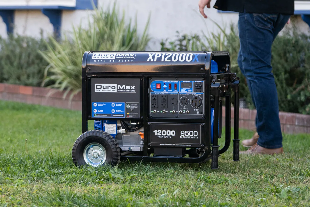 12,000 Watt Gasoline Portable Generator w/ CO Alert