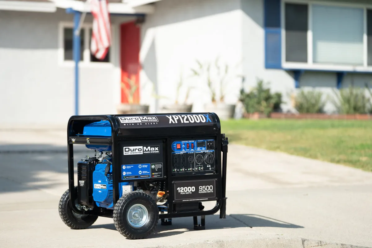 12,000 Watt Gasoline Portable Generator w/ CO Alert