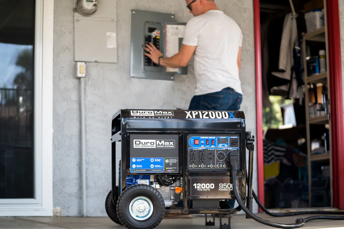 12,000 Watt Gasoline Portable Generator w/ CO Alert