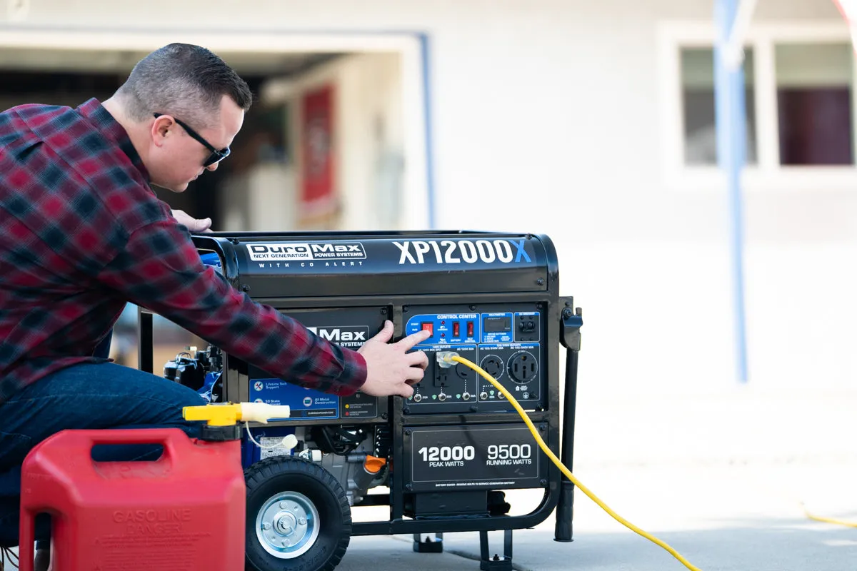 12,000 Watt Gasoline Portable Generator w/ CO Alert