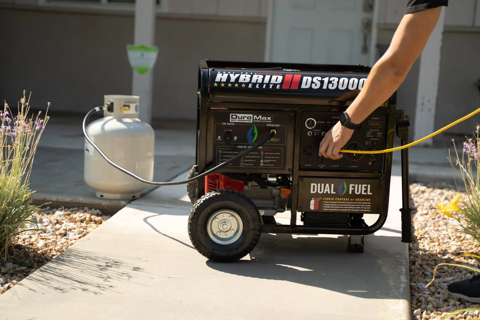 13,000 Watt Dual Fuel Portable Generator