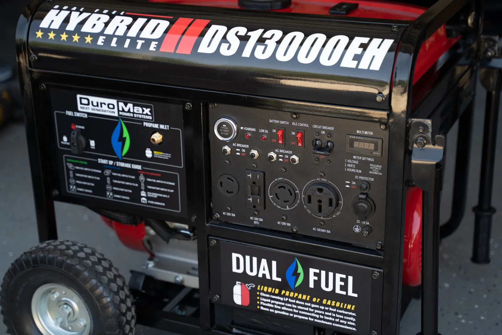 13,000 Watt Dual Fuel Portable Generator