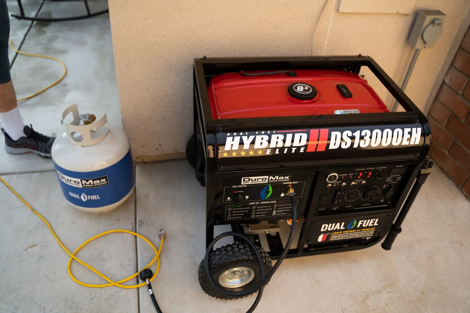 13,000 Watt Dual Fuel Portable Generator