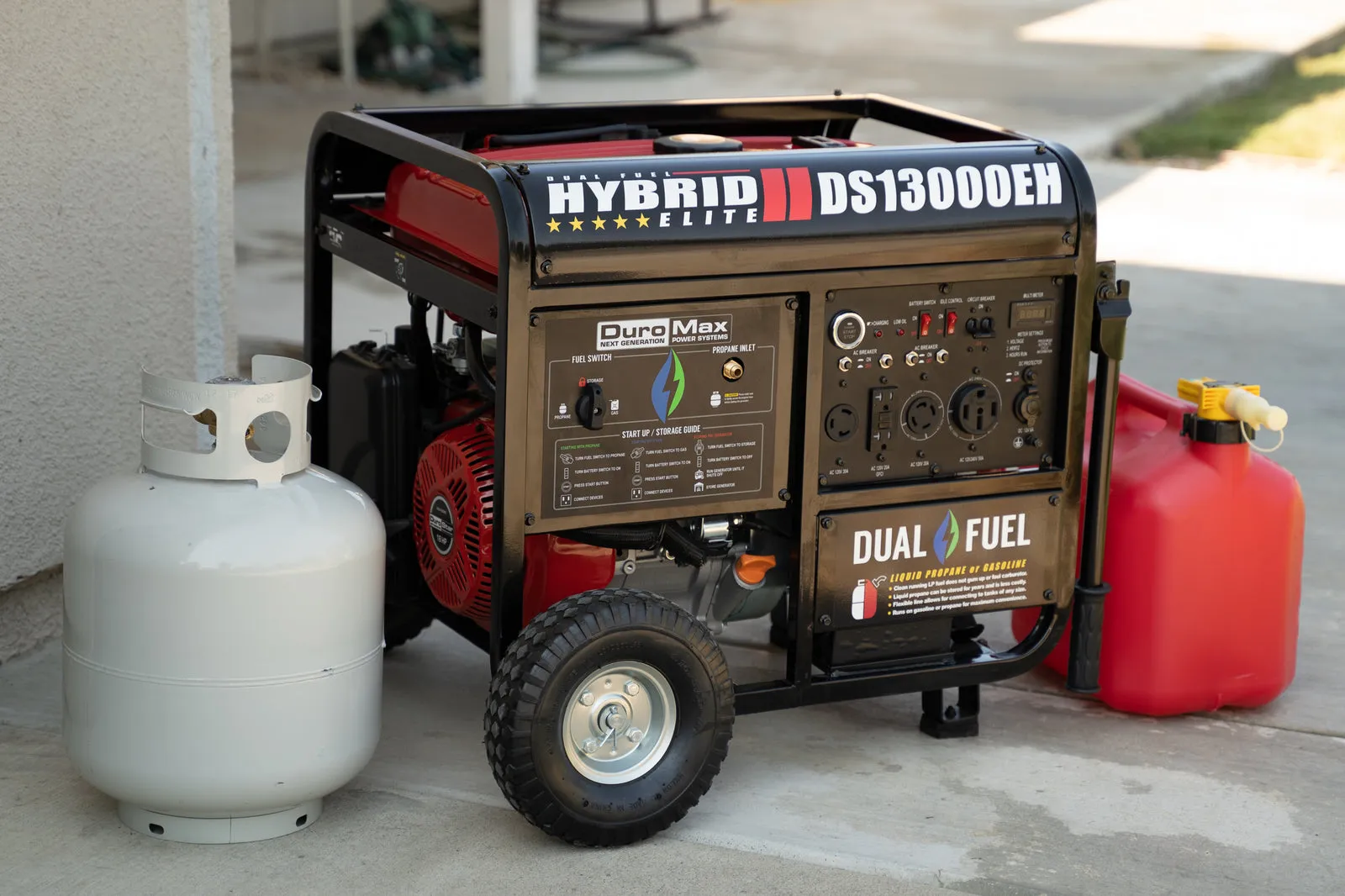 13,000 Watt Dual Fuel Portable Generator