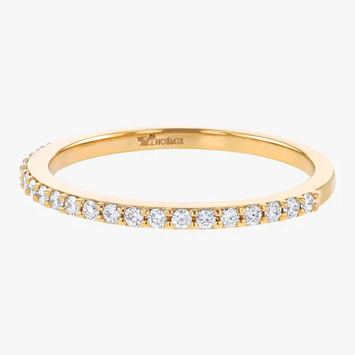 14K H-I/SI 0.20 Carat Diamond Half Eternity Ring