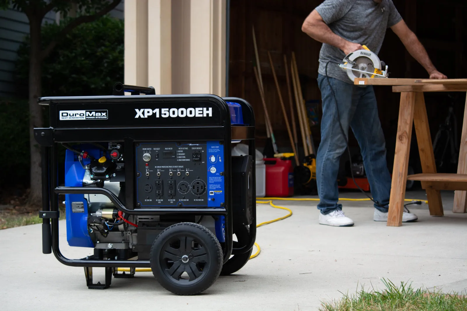 15,000 Watt Dual Fuel Portable Generator