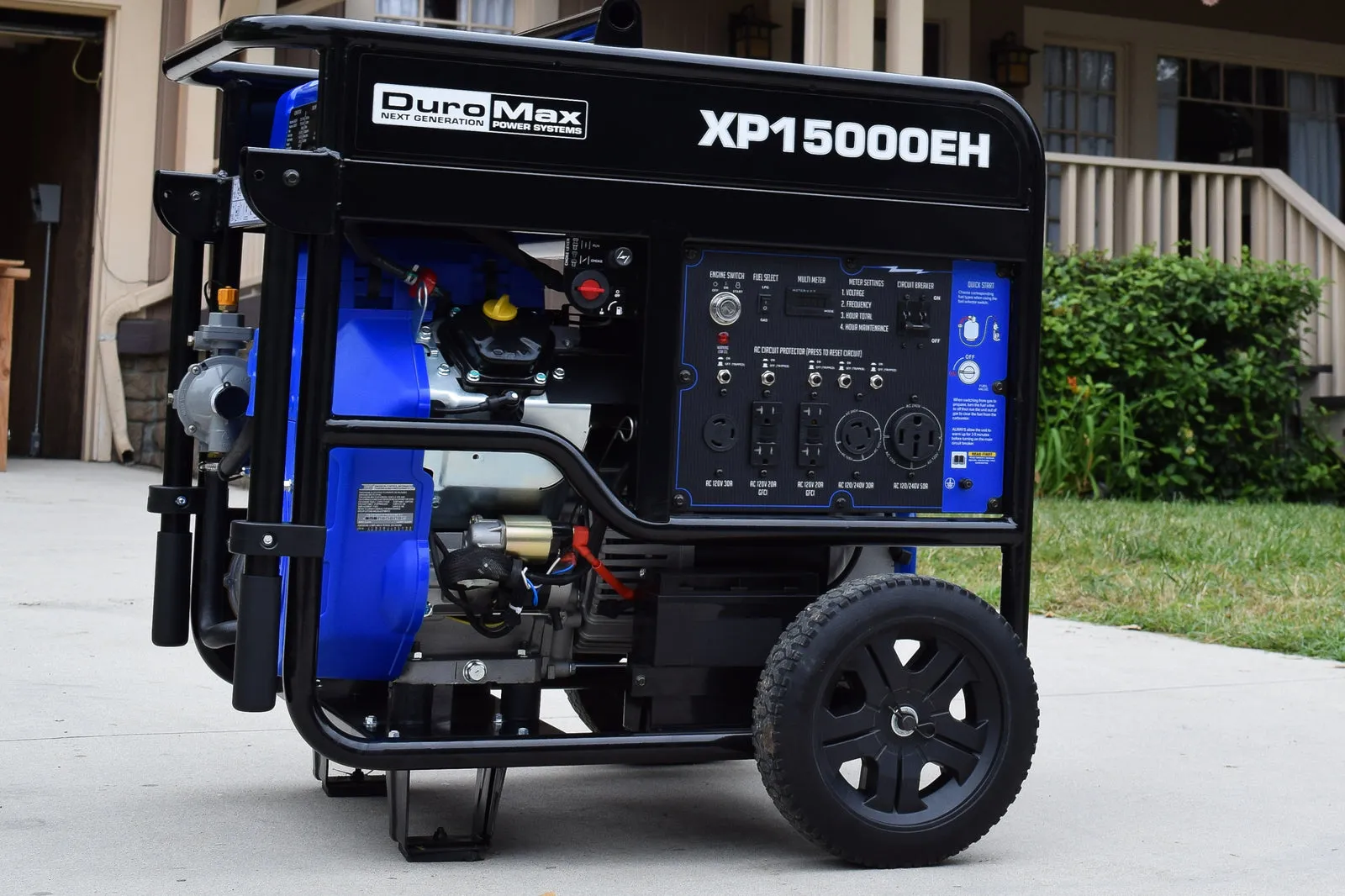 15,000 Watt Dual Fuel Portable Generator