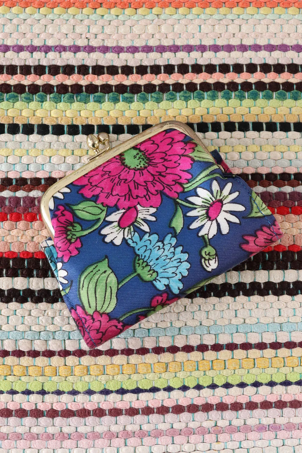 1960s Jewel Floral Wallet