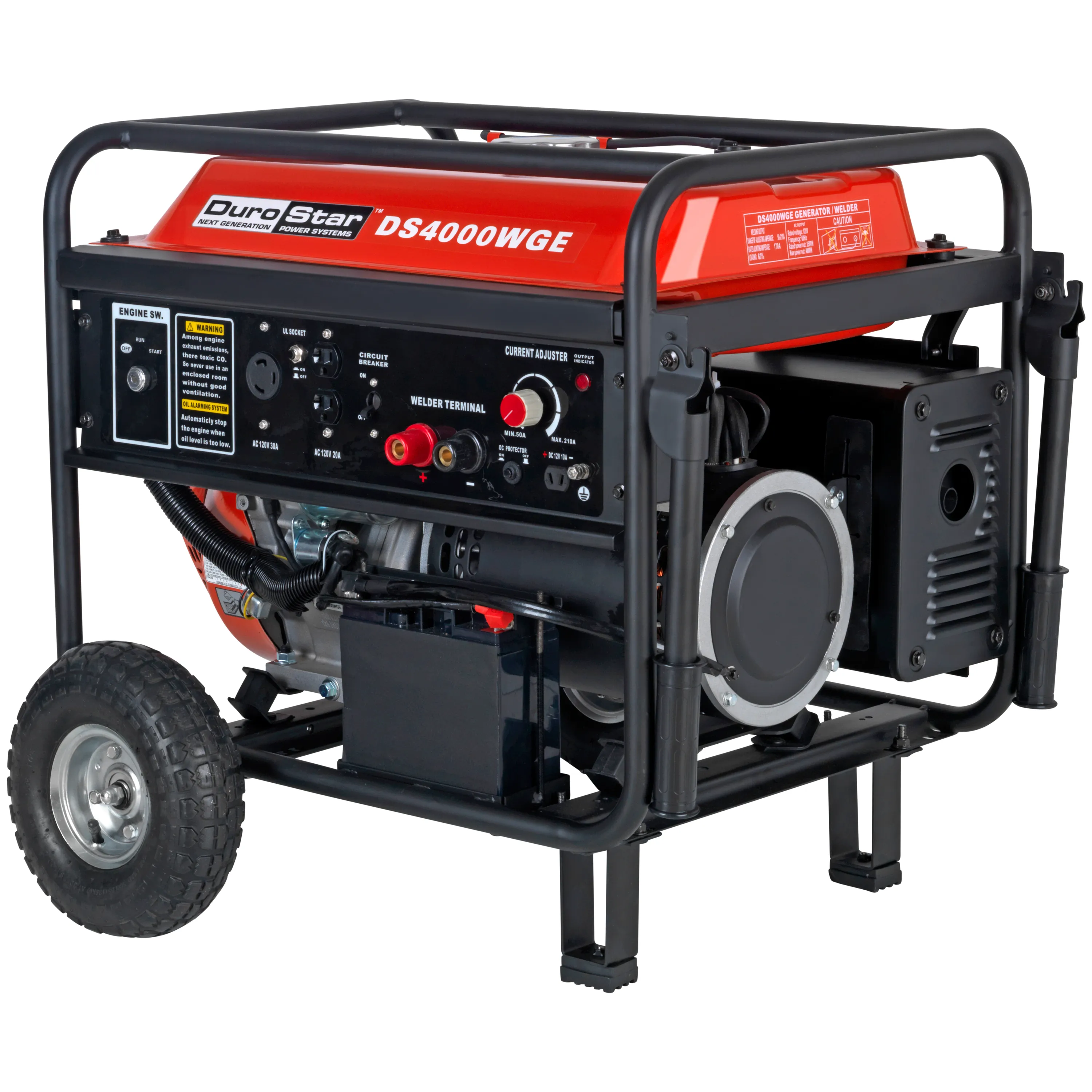 210-Amp Gasoline Portable Welding Generator