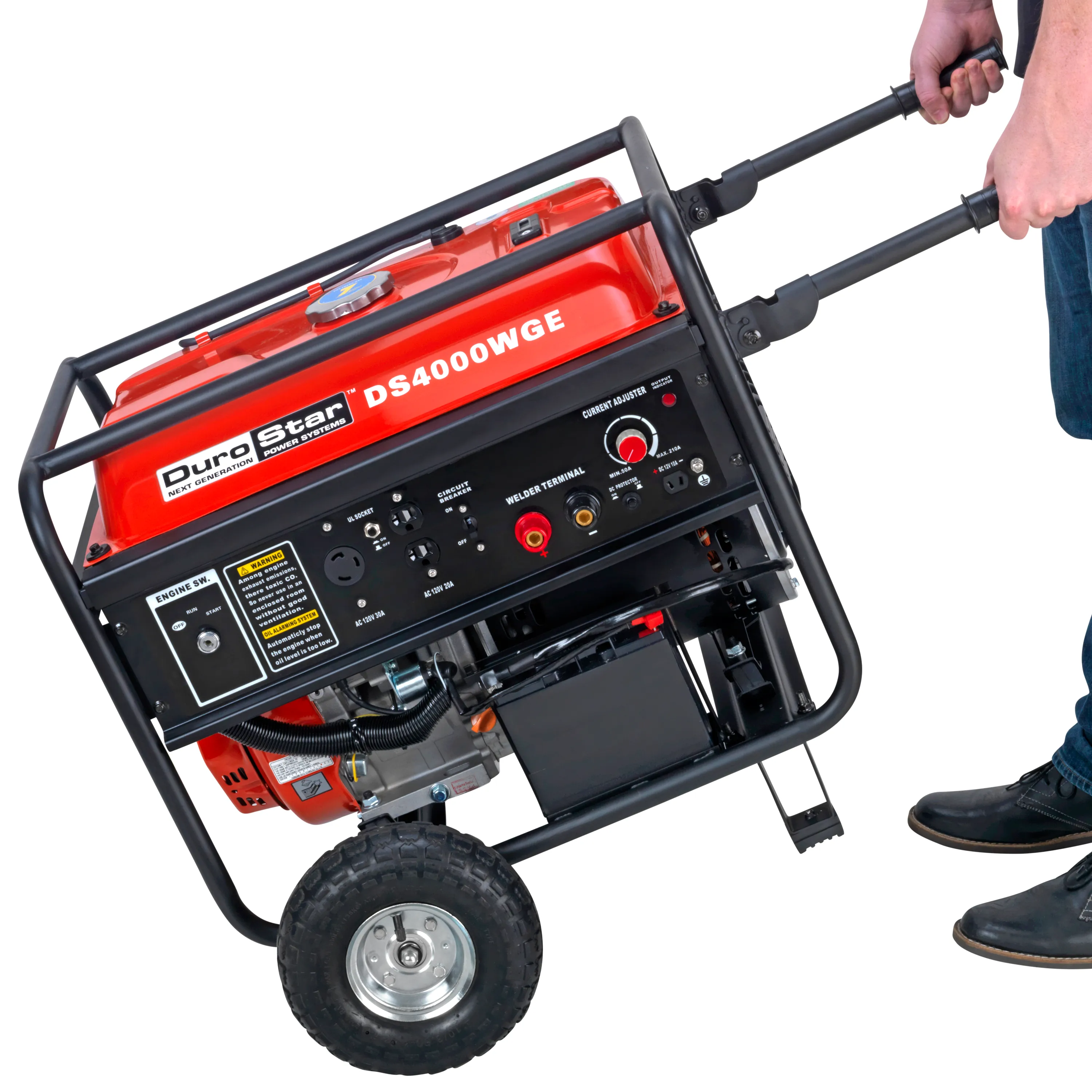 210-Amp Gasoline Portable Welding Generator