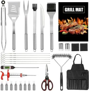 30-piece Set Of Skirt Bag Baking Set BBQ Tools Combination Apron Gift Set