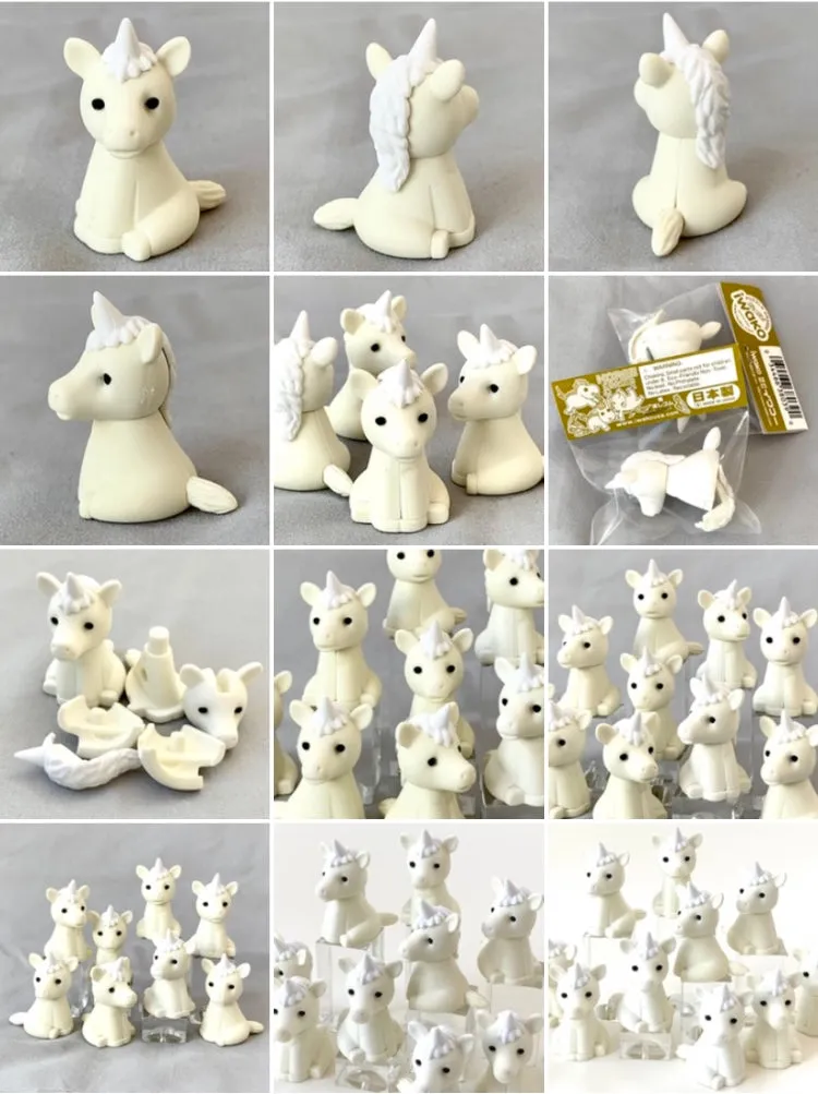 380561 WHITE UNICORN ERASER-30