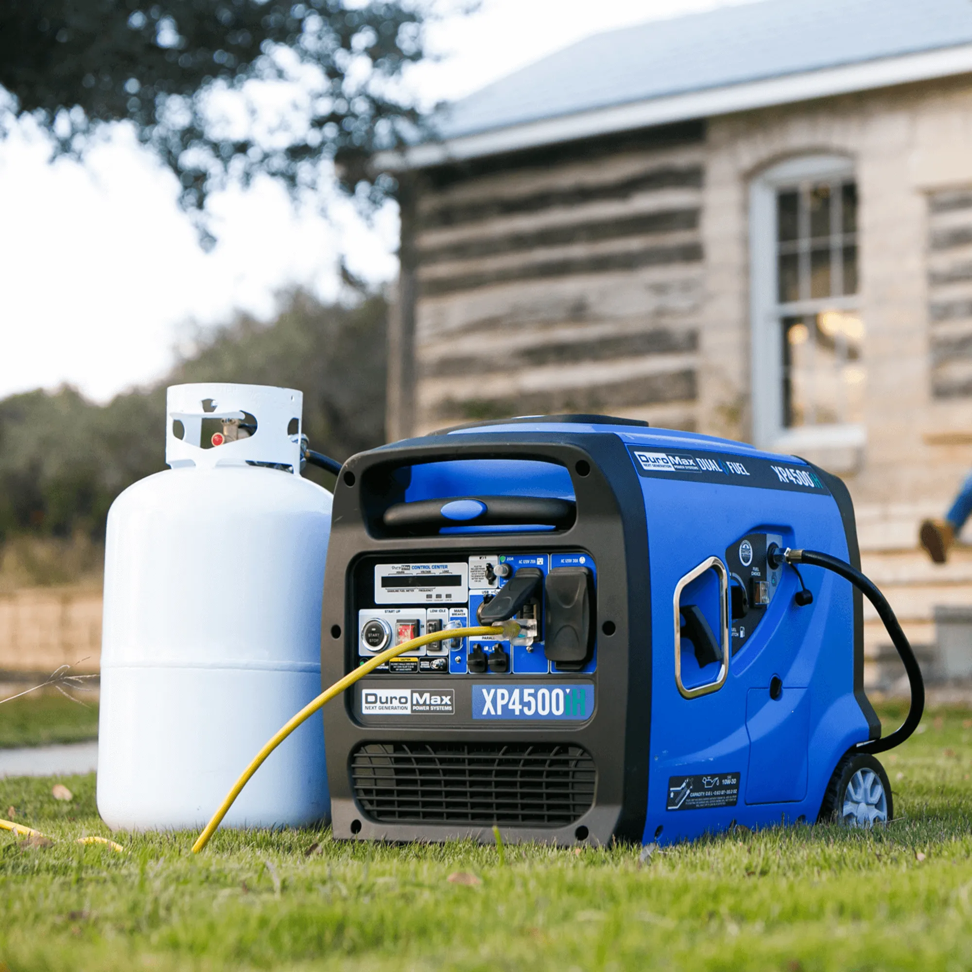 4,500 Watt Dual Fuel Portable Inverter Generator w/ CO Alert