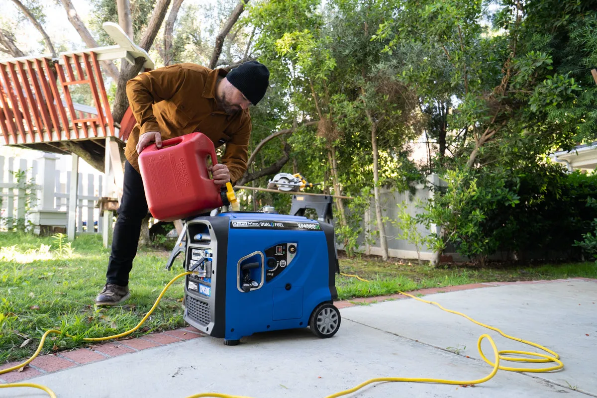 4,500 Watt Dual Fuel Portable Inverter Generator w/ CO Alert