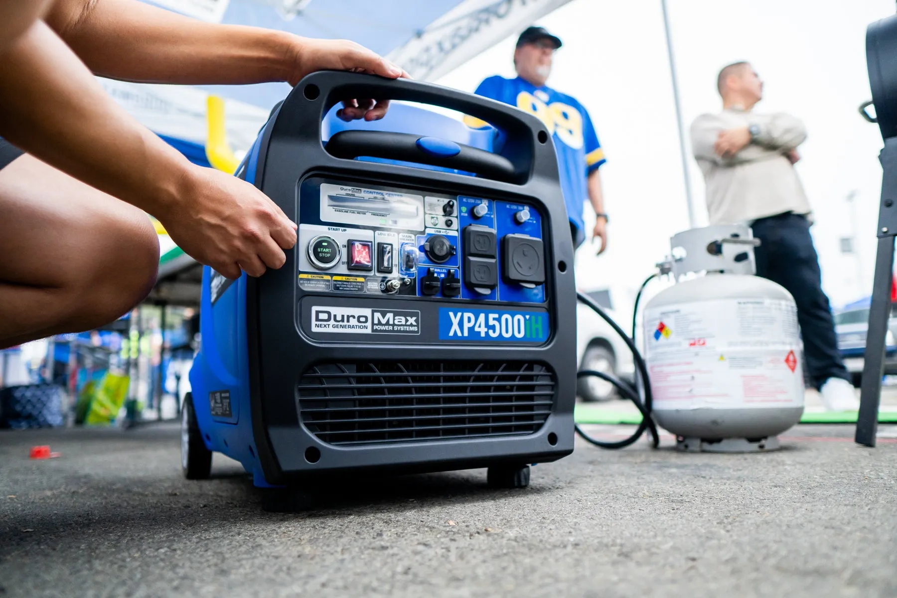 4,500 Watt Dual Fuel Portable Inverter Generator w/ CO Alert