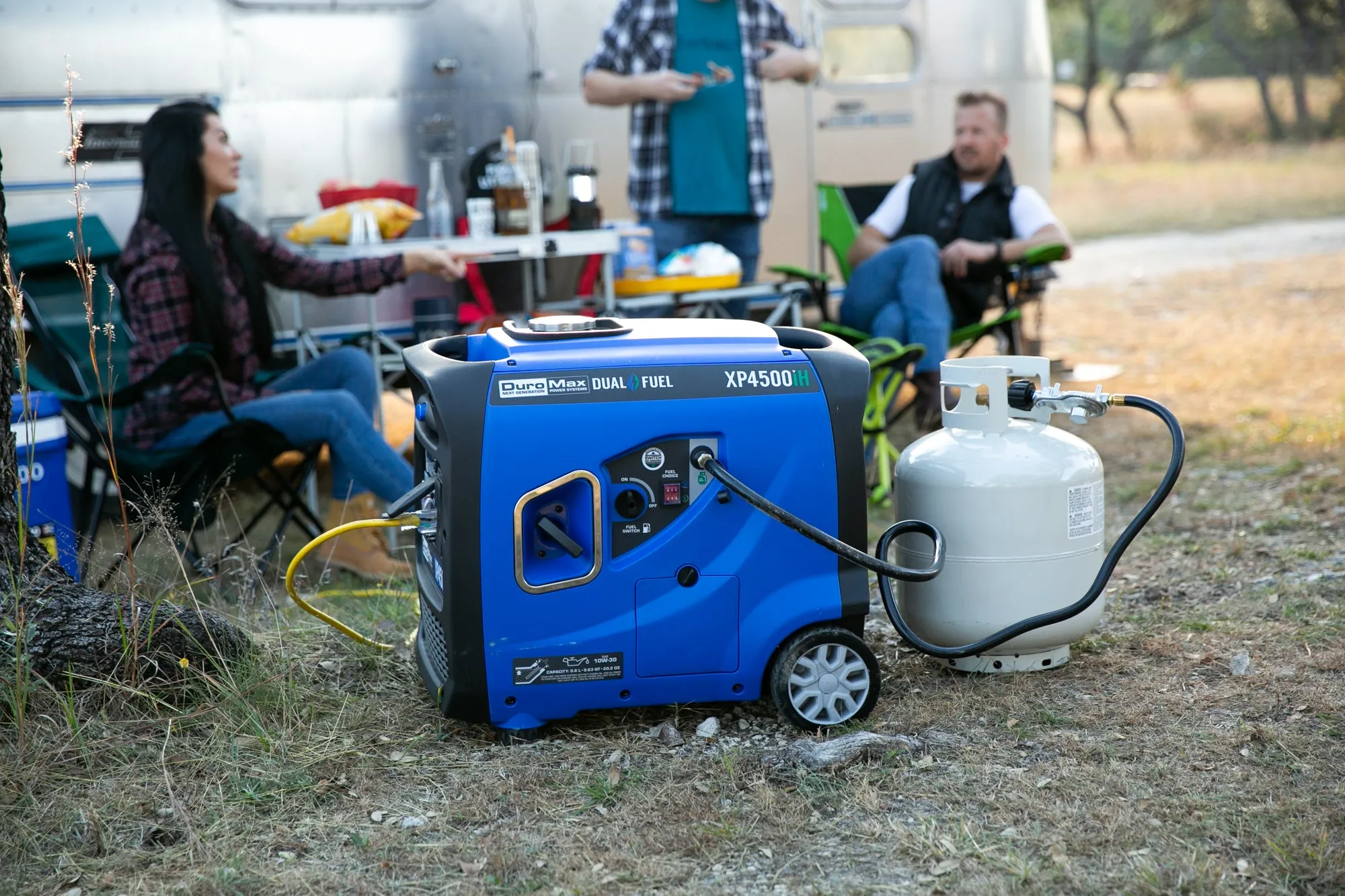 4,500 Watt Dual Fuel Portable Inverter Generator w/ CO Alert