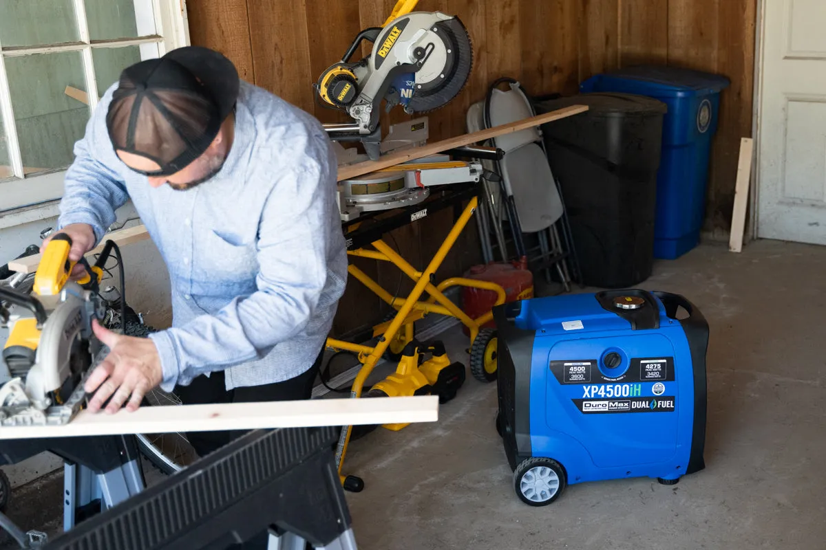 4,500 Watt Dual Fuel Portable Inverter Generator w/ CO Alert