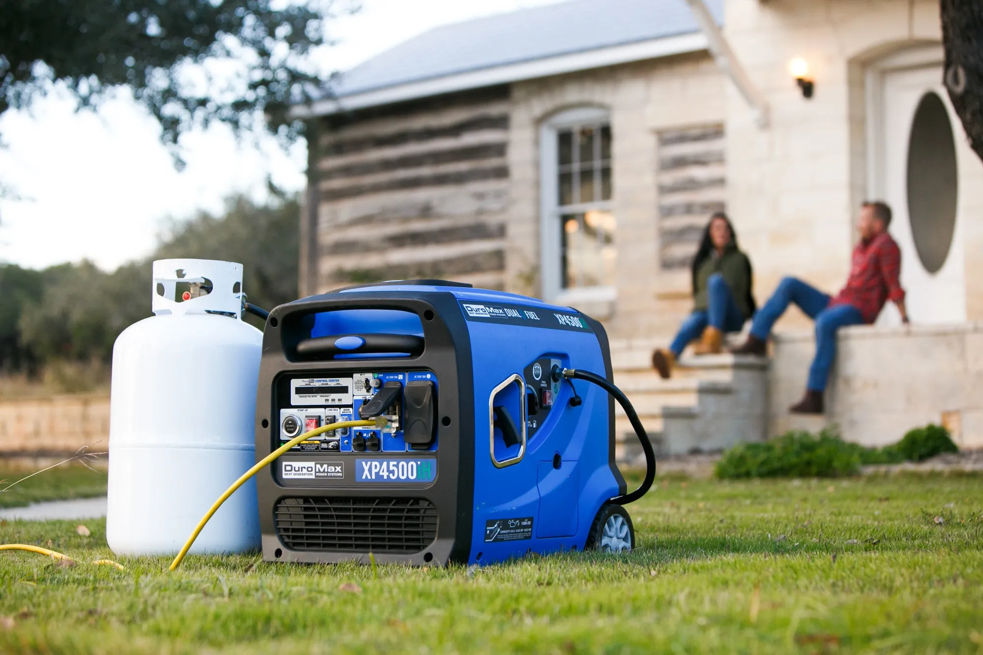 4,500 Watt Dual Fuel Portable Inverter Generator w/ CO Alert