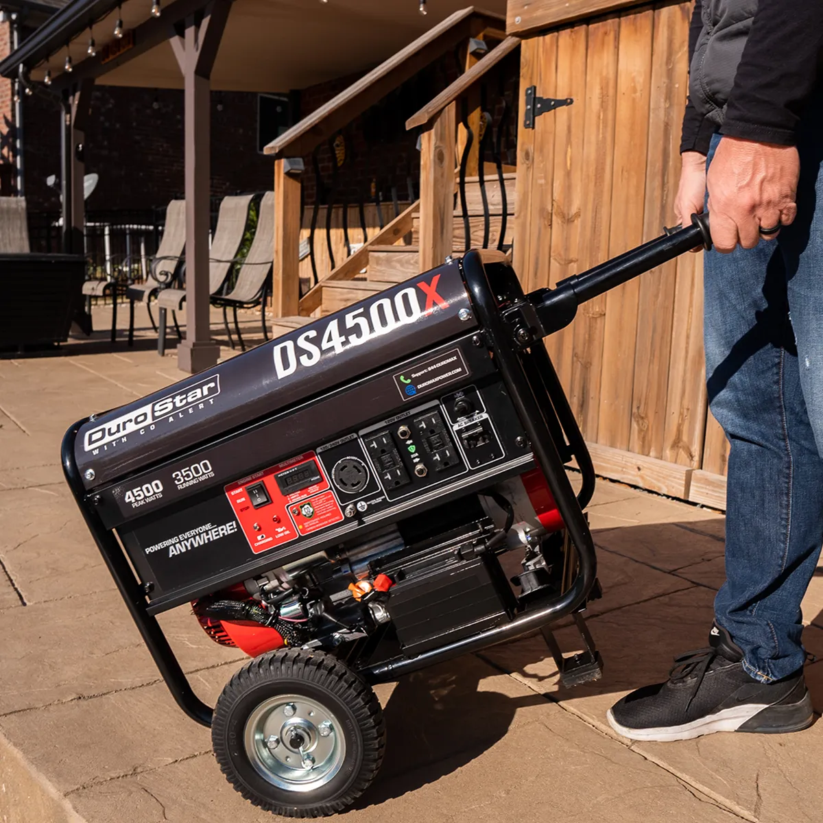 4,500 Watt Gasoline Portable Generator w/ CO Alert