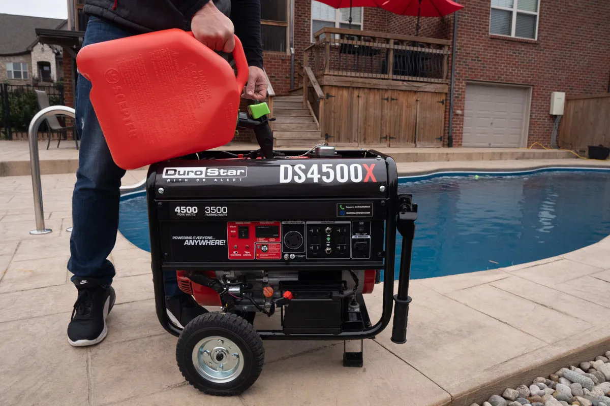 4,500 Watt Gasoline Portable Generator w/ CO Alert