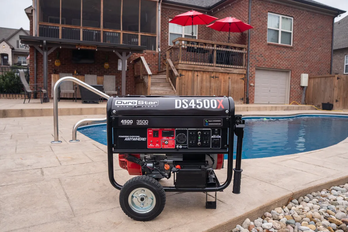 4,500 Watt Gasoline Portable Generator w/ CO Alert