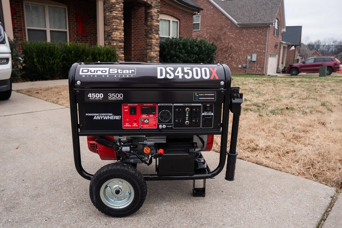 4,500 Watt Gasoline Portable Generator w/ CO Alert