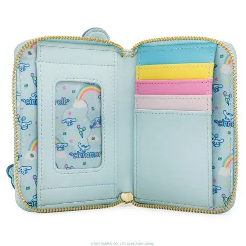 5" Sanrio - Cinnamoroll on Unicorn Faux Leather Zip Around Wallet Loungefly